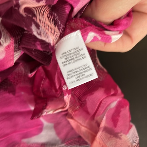 Talbots Valentine inspired cotton scarf - Picture 3 of 6